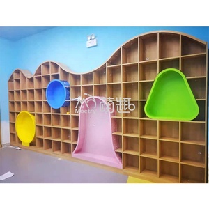 Moetry-Estantería de madera para <span class=keywords><strong>biblioteca</strong></span> de niños, mueble para guardería - Product Image 4