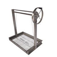 Barbecue au charbon de bois Santa Maria Grill, kit de barbecue argentin pour grillades au bois ou au charbon