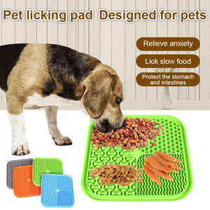 Custom Pet Lick Pad mit Saugnäpfen Silikon Leck matte Slow Feeder für Hunde und Katzen - Product Image 3