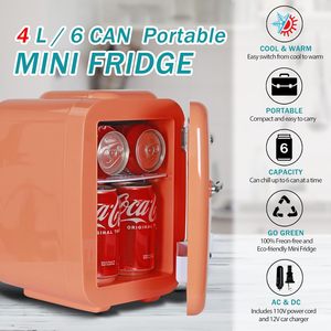 Mini nevera de oro rosa electrónica automática otros refrigeradores compactos Bebidas frías Para el hogar refrigeradores de 12 voltios - Product Image 4