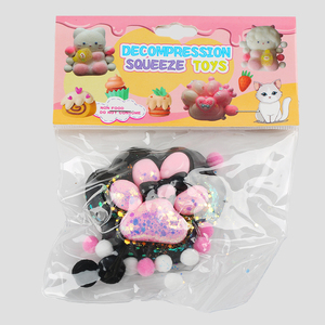 Squishy Zampe Di Gatto - Set Da 9 Pezzi, Giocattolo Antistress Morbido E Lento Ritorno