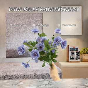 Eleganti Steli di Fiori Artificiali in Seta Fatti a Mano per Decorazioni di Corridoi Nuziali, Candelabri e Anelli - Product Image 2