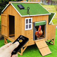 WONEGG Ouvre-porte automatique de poulailler intelligent avec application mobile et énergie solaire