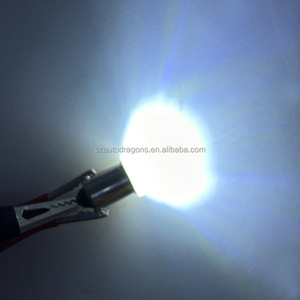 ADT <span class=keywords><strong>Jaune</strong></span> Orange ambre #47 Baïonnette non scintillante 2 Leds 5630SMD lentille claire ac dc led 6.3 volt BA9S #44 Pinball Part Lights - Product Image 6