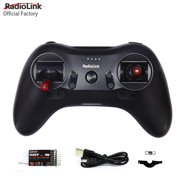 Radiolink Factory T8S 8 Channels 2.4GHz RC Transmitter for Sailboat Fishing Boat Agricultural Boat Remote Controller Radio Toys