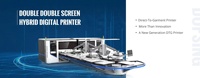 Imprimante à jet d'encre hybride pour t-shirts Machine de sérigraphie automatique DTG avec tête d'impression Ricoh État neuf