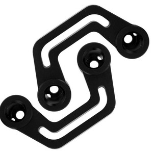 Jeep Wrangler JL JLU Spotlight Mount <b>Bracket</b> Aluminum <b>Black</b> 18-23 Modified Light <b>Bracket</b> - Product Image 1