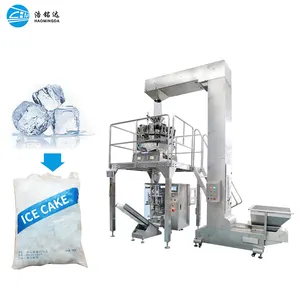 Automatic Full Automatic Ice Particles Multihead Weigher Packaging Machine Ice Cube Tube Block Packing Machine