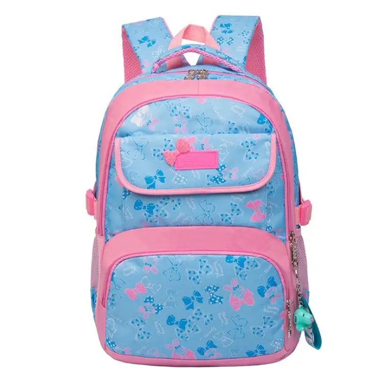 High Quality Cute Patterns School College Backpack for Girls, Fashion School Bookbags for Kids, 6 Colors