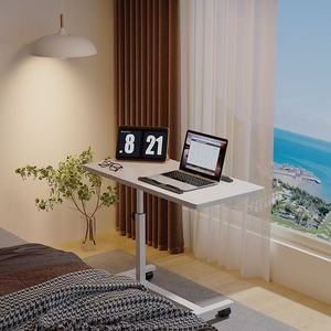 Bureau d'ordinateur portable moderne, portable, réglable en hauteur, pivotant à 360°, pliable, convertible, mobile, <span class=keywords><strong>pour</strong></span> travailler assis ou debout, sur roulettes - Product Image 5