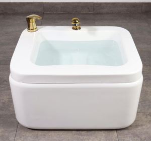 อ่างสปาเท้าอะคริลิคสีขาวสำหรับร้านทำเล็บเท้าร้านเสริมสวย - Product Image 6