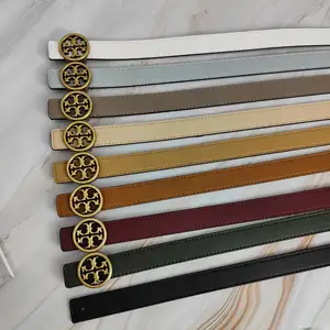 Cinturones de diseñador de lujo TB para hombres y mujeres de longitud personalizada de cuero genuino de marca famosa con hebilla de aleación de logotipo personalizado