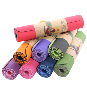 XINGYUN High Quality 6mm Thick TPE <b>Yoga</b> <b>Mat</b> 183cm Length Double-Sided Non-Slip Custom Logo Universal Use Factory Wholesale - Product Image 4