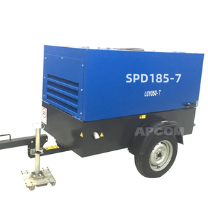 เครื่องอัดอากาศแบบสกรูเคลื่อนที่ดีเซลแรงดันสูง KSD10-40CY 10 ลูกบาศก์เมตร/นาที 40 บาร์ สำหรับการขุดเจาะพลังงานความร้อนใต้พิภพและการระเบิดหินในเหมืองหิน - Product Image 1