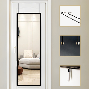 Wall Hanging <strong>Door</strong> <strong>Mirror</strong> Bedroom Full-length <strong>Mirror</strong> Dressing Hole Free Home Fitting Over <strong>Back</strong> <strong>Door</strong> <strong>Mirror</strong> - Product Image 5