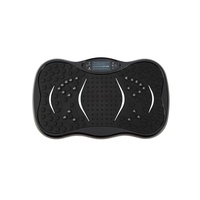 Plateforme vibrante compacte pour entraînement à domicile, appareil de fitness avec masseur corporel Crazy Fit en plastique et caoutchouc