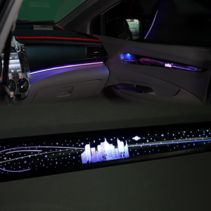 Kit d'éclairage intérieur de voiture SJC 64 couleurs ciel étoilé pour Honda <span class=keywords><strong>City</strong></span> 2008-2014, éclairage ambiant arc-en-ciel, éclairage intérieur automatique - Product Image 5