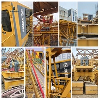 Machine de construction 6 tonnes 8/10t grue à tour topless à vendre utilisé fabrication topless en Stock vente grue à tour 40m