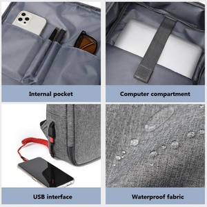 Sac à dos d'extérieur unisexe de haute qualité avec fermeture éclair simple, port de chargement, grande capacité, personnalisable avec logo, vente en gros usine - Product Image 3