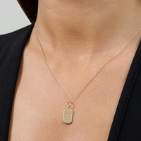 Collier avec pendentif en or 18 carats et zircone cubique, collier en argent, best-seller, collier empilable unique en or et argent 925