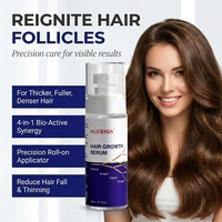 Sérum de repousse des cheveux à base de plantes, Anagain & ingrédients actifs doux, Redensyl, Capixyl, Procapil, Complexe de caféine, Bloqueur de DHT pour les cheveux