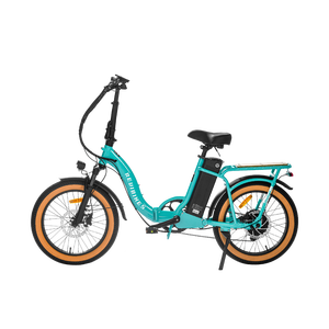 Vélo électrique pliable REVIBIKES 52V 750W avec pneus larges, moteur à moyeu arrière 7 vitesses, vélo de banlieue - Product Image 2