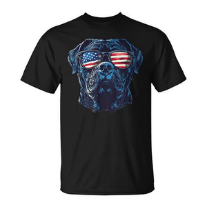 Camiseta Cane Corso Usa Flag Sunglasses Dog Lover 4Th Of July - Product Image 2