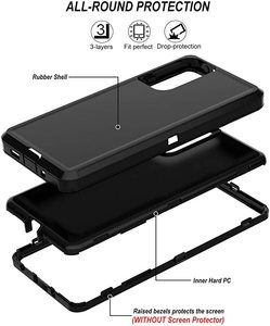 Funda de Clips de alta resistencia para Samsung <span class=keywords><strong>Galaxy</strong></span> A53, A33, A22, <span class=keywords><strong>A72</strong></span>, 5G, S21, FE, protección de cuerpo completo, armadura resistente a prueba de golpes, cubierta de 3 capas - Product Image 2