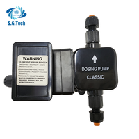 Pompe de dosage de produits chimiques pour piscine Water Crown, chlorinateur, distributeur automatique, affichage numérique en aluminium et ABS, 110-230V, vente en gros