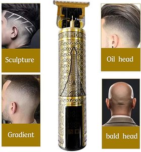 TZ-T016 T9 tondeuses à cheveux électriques hommes 0mm chauve coupe de cheveux Machine 3.7V pièces de rechange gratuites <span class=keywords><strong>Nova</strong></span> tondeuse à cheveux en acier inoxydable - Product Image 5