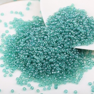 All'ingrosso 3mm di champagne foderato rotondo foro ceco di vetro Seed Beads alla rinfusa vita allentata perline per donna borsa gioielli fare - Product Image 5