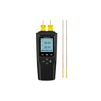 Thermomètre à thermocouple double type K IT-620D -200~1370 ℃   0.01 ℃   Capteur de température élevée avec graphique de 20 000 enregistrements et alarme