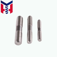 Stainless Steel Double End Threaded Stud Bolts with Right Hand Thread M14-M36 Customizable Size