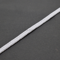 5*2mm beyaz düz deri kordon/halat/iplik bilezik kolye takı yapımı DIY örgülü deri kordon satış