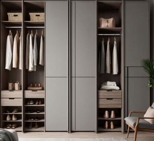 Armoire en bois au design contemporain de luxe pour chambre à coucher de haute qualité avec un maximum de rangement et de durabilité - Product Image 3