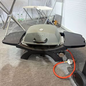YUESHEN Custom Portable Small Charcoal BBQ Grill Mini Folding Outdoor Camping Family Barbecue BBQ Die Casting - Product Image 2