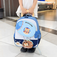 2 Pcs Tas Ransel & Dompet Koin Anti Air Motif Kartun Modis untuk Anak Usia 3-6 Tahun (Set)