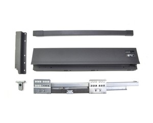 Soft Closing metal box drawer slide tandem box Kitchen Drawer System double wall drawer organizer