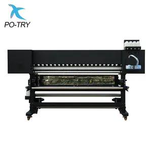 Potry Professional Printing Equipment 2 3 4 I3200 Printheads Textile Heat Transfer Sublimation Machine With Printer