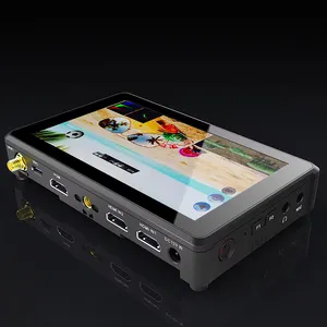 Movmagic comutador de vídeo 4K com tela sensível ao toque para transmissão ao vivo monitor de produções profissionais multicâmera