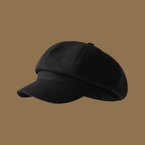 Venta al por mayor Otoño Invierno estilo coreano boina para mujeres versátil cara-adelgazamiento Newsboy gorra artística Retro japonés pintor sombrero - Product Image 4