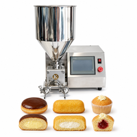 Machine de remplissage multifonction haute précision pour pâtisseries : chocolat, beignets, gâteaux roulés, cupcakes, confiture, crème (usage commercial)