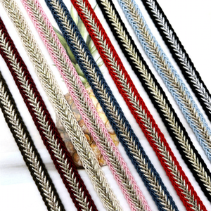 ริบบิ้นถักลายก้างปลา 3 มิติ สีทองเงิน กว้าง <span class=keywords><strong>1</strong></span>.2 ซม. ประดับด้วยคริสตัลรูปแมงป่อง  ทำจากโพลีเอสเตอร์ 100% สำหรับตกแต่งกระเป๋าและเสื้อผ้า - Product Image 1