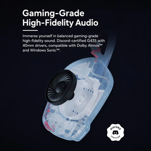 Auriculares Inalámbricos para Juegos <span class=keywords><strong>Logitech</strong></span> G435 <span class=keywords><strong>LIGHTSPEED</strong></span>+, 165g, Micrófonos Duales Integrados, Almohadillas de Espuma Viscoelástica, 18H de Duración, para Xbox PS5 - Product Image 4