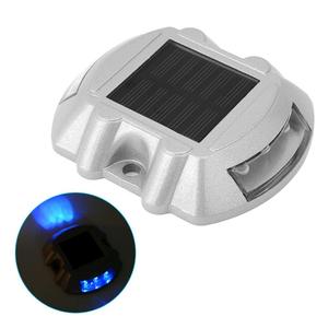 Marcador de Carretera Solar de Aleación de Aluminio, Resistente a 10 Toneladas de Compresión, Impermeable IP68, Doble Cara, 6 LED, Ojo de Gato - Product Image 2
