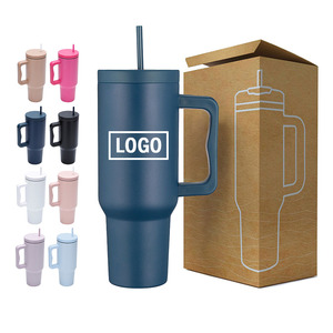Prix de gros de tasses modernes isolées sous vide à double paroi de 40 oz Gobelet à sublimation en acier inoxydable avec <span class=keywords><strong>verres</strong></span> - Product Image 1