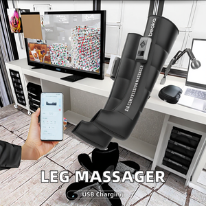 Masajeador de piernas eléctrico inalámbrico de 5 modos, dispositivo de compresión de aire para circulación de pies y productos de masaje para aliviar el dolor - Product Image 2