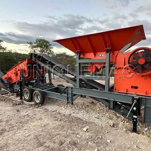 Mỏ đá điện bánh xe di động hàm Than đá đống đổ nát năng lượng mặt trời Ballast Pallet Máy Nghiền giá máy cho cát xây dựng - Product Image 6