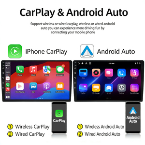 Reproductor Multimedia Henmall Universal 2 Din de 9 Pulgadas <span class=keywords><strong>con</strong></span> <span class=keywords><strong>Pantalla</strong></span> Táctil IPS, Navegación GPS, Android, Reproductor de DVD para Auto, Estéreo para Auto, Radio para Auto - Product Image 2