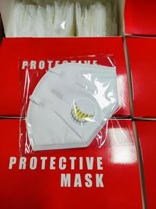 Masker <span class=keywords><strong>Respirator</strong></span> Anti Debu Non-woven Bernapas Kemasan Individual 5 Lapis Lipat Sekali Pakai KN95 dengan Valve - Product Image 4